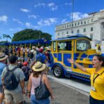 Trolley Tours Puerto Rico open-air sightseeing trolley in San Juan